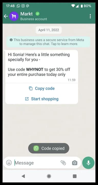 Coupon template