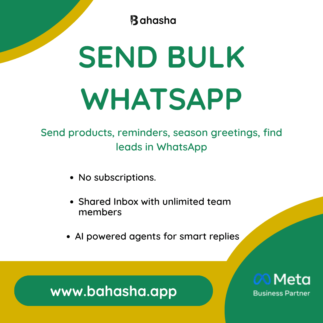 Bulk WhatsApp with Bahasha